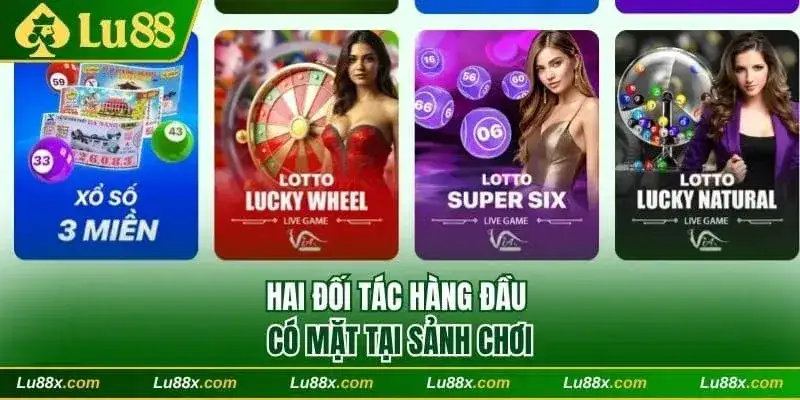 Hai đối tác hàng đầu có mặt tại sảnh chơi