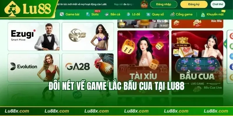 Lắc bầu cua game truyền thống cực kỳ thú vị